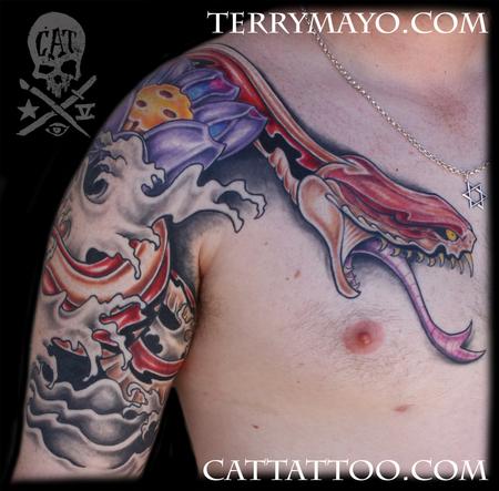 Tattoos - Red 8 Pussy 02 - 57590